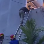 Dramatis! Empat Pemuda Terjebak di lt 2Kafe, PMK Kota Malang Turun Tangan