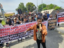APMS Geruduk Mapoldasu, Desak Penangkapan Dirut Bank Sumut