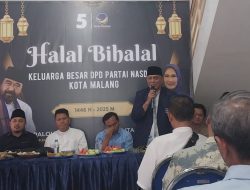 Nasdem dan PSI Kota Malang Tunjukkan Soliditas Politik Lewat Halal Bihalal