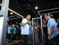 Wali Kota Malang Resmikan Tahes Mbois Gym, Warga Antusias
