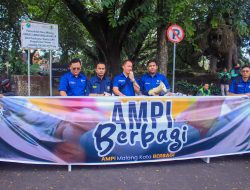 Semangat Sosial AMPI Kota Malang Tak Pernah Padam