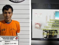 Dua Pengedar Sabu di Medan Ditangkap Polrestabes Medan