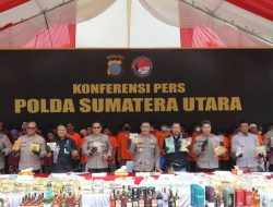 Polda Sumut Ungkap Ribuan Kasus Narkoba Tahun 2025