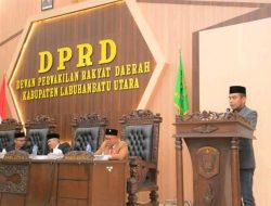 Wakil Bupati Labura Hadiri Rapat Paripurna Akhir Masa Jabatan Bupati Dan Wakil Bupati 2021-2024 Dan Penetapan Pasangan Calon Bupati Wakil Bupati Terpilih