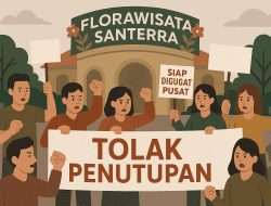 Warga Pujon Tolak Penutupan Florawisata Santerra
