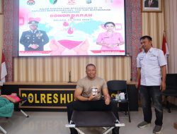 Donor Darah Semarakkan HUT Bhayangkara ke-79 di Humbahas