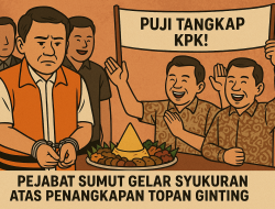 Puji Tangkap KPK, Pejabat Sumut Gelar Syukuran atas Penangkapan Topan Ginting