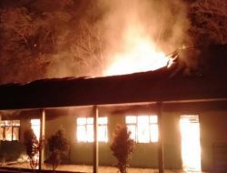 Kebakaran Hanguskan Gedung SMP Annur Al Anwar Bululawang, Polres Selidiki Penyebab