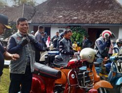 Touring Vespa dan Bakti Sosial Gubernur AAL di Malang Raya