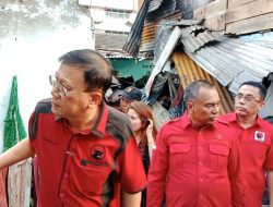 PDIP Medan Tunjukkan Kepedulian Korban Kebakaran di Medan Timur