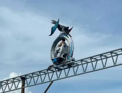 Jurassic Sky Ride, Sensasi Terbang di Langit Dinosaurus Kota Batu
