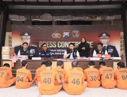 Operasi Sikat Semeru 2025, Polres Kediri Kota Ungkap 8 Kasus Besar