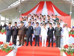 Penurunan Bendera HUT ke-80 Kemerdekaan RI Dipimpin Wakil Bupati Labura