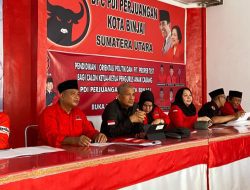Melalui Penjaringan Calon Ketua PAC Kota Binjai, Soetarto: Kader Harus Ideologis dan Loyal