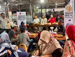 Sosialisasi 4 Pilar MPR RI di Pasar Mojoagung Banyu Biru Djarot Pilih Pendekatan Membumi