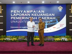 Nurochman Serahkan LKPD Tahun 2025, Target Pertahankan WTP Kota Batu