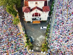Gereja Kayutangan Kota Malang Buka Halaman untuk Salat Id, Potret Toleransi yang Menggetarkan