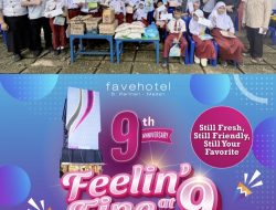Momentum HUT Ke-9, favehotel S. Parman Medan Perkuat Pelayanan dan Kepedulian Sosial