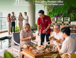 Podomoro City Deli Medan Kenalkan Premium Office Tower Lewat Bakcang Festival