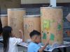 Libur Sekolah, Anak-anak Berkreasi Mewarnai Tong Bekas di BeSS Malang