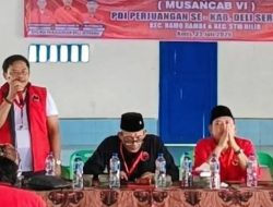 Musancab di Kuta Tualah, PDIP Deliserdang Perkuat Konsolidasi hingga Akar Rumput