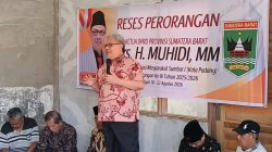 Ketua DPRD Sumbar Muhidi Serap Aspirasi Warga Mega Permai Padang Sarai