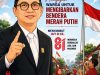 Mastilizal Aye Ajak Warga Kibarkan Merah Putih Sambut HUT RI ke-81