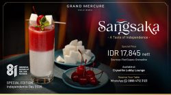 Grand Mercure Solo Baru Hadirkan Sangsaka, Minuman Spesial Semarak Kemerdekaan