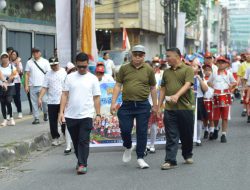 SD Swasta Santo Yoseph 1 Medan Gelar Jalan Santai dan Lomba Antar-Orang Tua Sambut HUT ke-81 RI