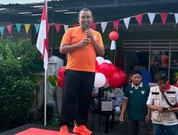 Rendra Dorong Kekompakan Warga Tunjungsekar Lewat Senam dan Yel-Yel Antar-RT