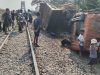 Dump Truk Hancur Ditabrak KA Putri Deli, Sopir Meregang Nyawa di Perbaungan