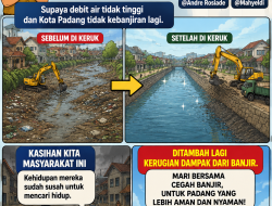 Warga Minta Pemerintah Percepat Normalisasi dan Pengerukan Sungai untuk Kurangi Risiko Banjir di Kota Padang
